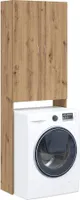 vidaXL Waschmaschinenschrank Artisan-Eiche 64x25,5x190 cm
