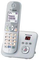 Panasonic KX-TG6821 Strahlungsarmes Schnurlostelefon mit Anrufbeantworter, Rufnummernanzeige, 15h Sprechzeit, 7 Tage Standby, Freisprechfunktion, DECT