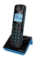 Alcatel S280 SOLO BLUE Telefono DECT Identificatore di chiamata Nero, Blu