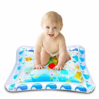 Baby Wasser Spielmatte Aufblasbare Tastmatte Spielzeug 66x50cm Brandneue DE 