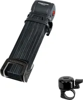 Trelock FS 300 Trigo 85 cm Faltschloss Level 3 Schwarz inkl. Fahrradklingel