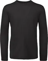 B&C TM070 | Pánske tričko Inspire s dlhým rukávom /  Oekotex-100 - Farba: čierna - Veľkosť: XL