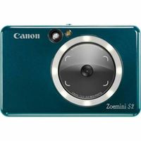 Canon Zoemini S2 instantní fotoaparát+ fotopapír 10 listů ZINK ZP-2030 (paměť MicroSD 256GB, okamžitý mobilní tisk, Bluetooth, fotografie 5x7,6 cm, dobíjecí baterie, 3 režimy fotografování)Tmavě tyrkysová