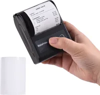 58mm Thermodrucker Bluetooth Rechnungsbelegdrucker 2 Zoll Mobil-POS-Drucker mit Thermopapierrolle, ESC/POS-Druckbefehl, 203dpi, Android iOS Windows