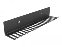 Uchwyt kablowy Delock 318 x 65 mm do montażu na ścianie, czarny