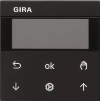 Gira Jalousie u.Schaltuhr sw S3000 Display 5366005 (5366005)