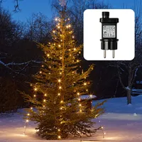LED Lichterkette Baum Deko Beleuchtung außen 220 LEDs Weihnachten 10-Stränge