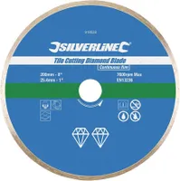 Silverline Diamant-Fliesentrennscheibe 200 x 25,4 mm