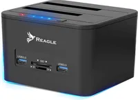 Dokovací stanice pro Reagle HDD SSD 2x USB CARD READER