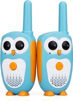 Retevis RT30 Vysílačky pro děti, Design LED očí, PMR vysílačky s dlouhým dosahem, pro rodinné kempování (modrá, 2 ks)