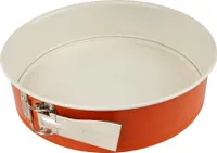 Dr. Oetker Springform Ø 26 DieMaus, runde Backform, hochwertige Kuchenform aus Stahlblech, Form mit keramisch verstärkter Antihaftbeschichtung (Farbe: Maus-Orange/Creme)