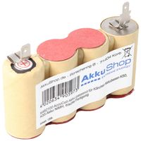 AccuCell Akku passend für Kärcher Akkubesen K50, K55 Akku NiMH 2000mAh