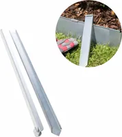 Erdanker für schmale Rasenkanten und Rasenkantenband 40 x 2,6 x 0,2 cm | Bodenanker | Erdnägel