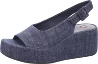Högl Keilsandaletten Damen 31383434313031 Blau 39 EU