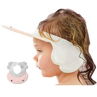 Mit Ohrenschutz Die Gesicht und Augen Vor Wasser und Shampoo Schützt Baby-Badevisier für Kleinkinder Duschhaube Kinder Weiche Einstellbare Baby Duschhaube Shampoo-Kappe für Kinder