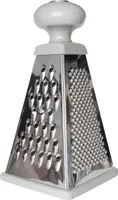 VIERKANTREIBE 4-Reibflächen Edelstahl 20cm Turmreibe Gemüsereibe Multireibe Küchenreibe Reibe Hobel 08