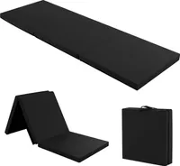 COSTWAY Mäkká podlahová podložka Gymnastická podložka Gym Mat Skladacia fitness podložka skladacia prenosná 180x60x5cm