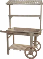 Gartenwagen DKD Home Decor Hellbraun 95 x 44 x 130 cm