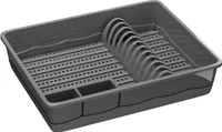 WELLGRO Abtropfgestell - Abtropfgitter - Kunststoff BPA-frei -  EU - Grau