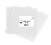 100x Schwarz Transparentpapier Carbon Kopierpapier zum Durchzeichnen auf Holz 