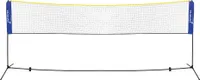 HAUKI Badminton Netz, Tennisnetz 400cm, Blau, Höhe: 156cm, Federballnetz Set inkl. 3x Federball, Trainingsnetz Indoor & Outdoor, Garten