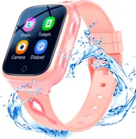 1,44 Zoll 4G Kinder Uhr mit GPS-Ortung,Zweiseitiges Gespräch,1000mAh Smartwatch, Rosa
