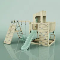 TP Toys Holz Kinderspielhaus Klettergerüst | Gartenspielgeräte