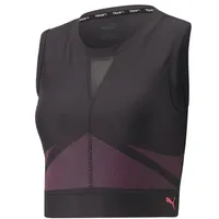 PUMA Eversculpt Fitted Training Tanktop Damen puma black/sunset pink M