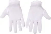 A&A Baumwollhandschuhe Größe M, 10er Pack, 100% Baumwolle