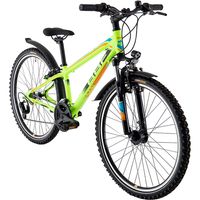 BBF Rocky Mountainbike Jugendrad 26 Zoll Fahrrad für Jugendliche 145 - 165 cm MTB Hardtail ATB , Farbe:grün, Rahmengröße:32 cm