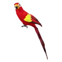 Papagei Dekofigur Tierfigur Gartenfigur kleiner Anhänger für Party GeschenkD 
