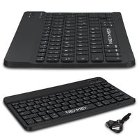 Bluetooth Keyboard Tastatur kabellos für Handy Tablet QWERTZ Wireless Layout