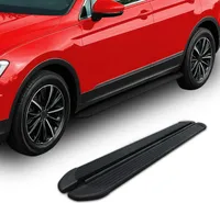 Listwy progowe boczne do Dacia Sandero Stepway 2007-2012 aluminium czarne