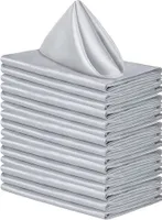 20 Stück Damast Stoffservietten 43x43cm, Servietten Stoff en Satin Tischservietten Weicher, Servietten Falten für Tischdeko Geburtstag Party Hochzeit Dekoration