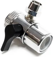 Naturewater Zweiwegehahn Wasserhahn Adapter mit 7 mm Anschlussdurchmesser, Hahnadapter für Auftischfilter, Trinkwasser Filter