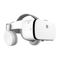 VR-Headset Bluetooth 3D VR-Brille VR 3D-Box mit 4,7-6,3 "Bildschirm, Universal, Weiß