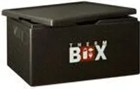THERM BOX Styroporbox B80 80-Liter - für E2 & E3 Kisten Thermobox Kühlbox Innen: 62,5x42,5x32cm Profibox Wiederverwendbar