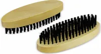 schuhputzbürste 12,5 cm Holz braun 2-teilig