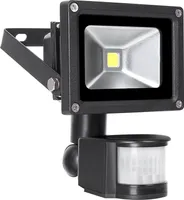 10W LED Strahler Fluter Spot Außenstrahler Flutlich mit Bewegungsmelder, Greenmigo Warmweiß Wandstrahler IP65 Wasserdicht AC 85-265V Tageslichtweiß
