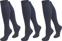 normani 3 Paar Business-Kniestrümpfe aus Baumwolle