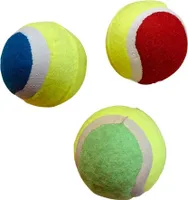 NOBLEZA Hunde-Gummiball, Hüpfball - 6,3cm Durchmesser - ideal für Tennisballwerfer