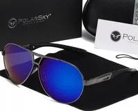 POLARISIERTE BRILLE UV400 AVIATOR POLARSKY mit Satz