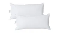 DormiGood | Premium Mikrofaserkissen | 2er Set 40x80 cm | Kissen aus 100% atmungsaktiver Microfaser | 40x80 | Kopfkissen Doppelpack | Allergiker geeignet