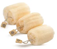 Luffa Schwamm Natš¹rliche Gurke Loofah Schwamm Spa Body Scrub und Sisal Seifenbeutel 3 Stš¹ck fš¹r K?rperpflege
