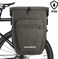 vidaXL Fahrrad-Gepäckträgerkorb mit Abdeckung 55×31×36 cm
