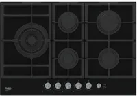 Beko HILL 75235 S Schwarz Einbaukochfeld 75 cm Gas 5 Brenner