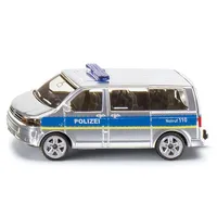 Nemecký policajný Volkswagen Transporter šedej farby (1350)