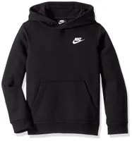 Nike G Nsw Club Ft Crop Hoodie Hbr Black S