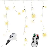 VOLTRONIC 600 LED warmweiß Lichterketten Eisregen Fernbedienung Weihnachten