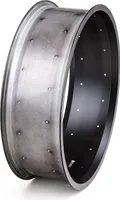 Alufelge 20 Zoll 132 mm mattschwarz